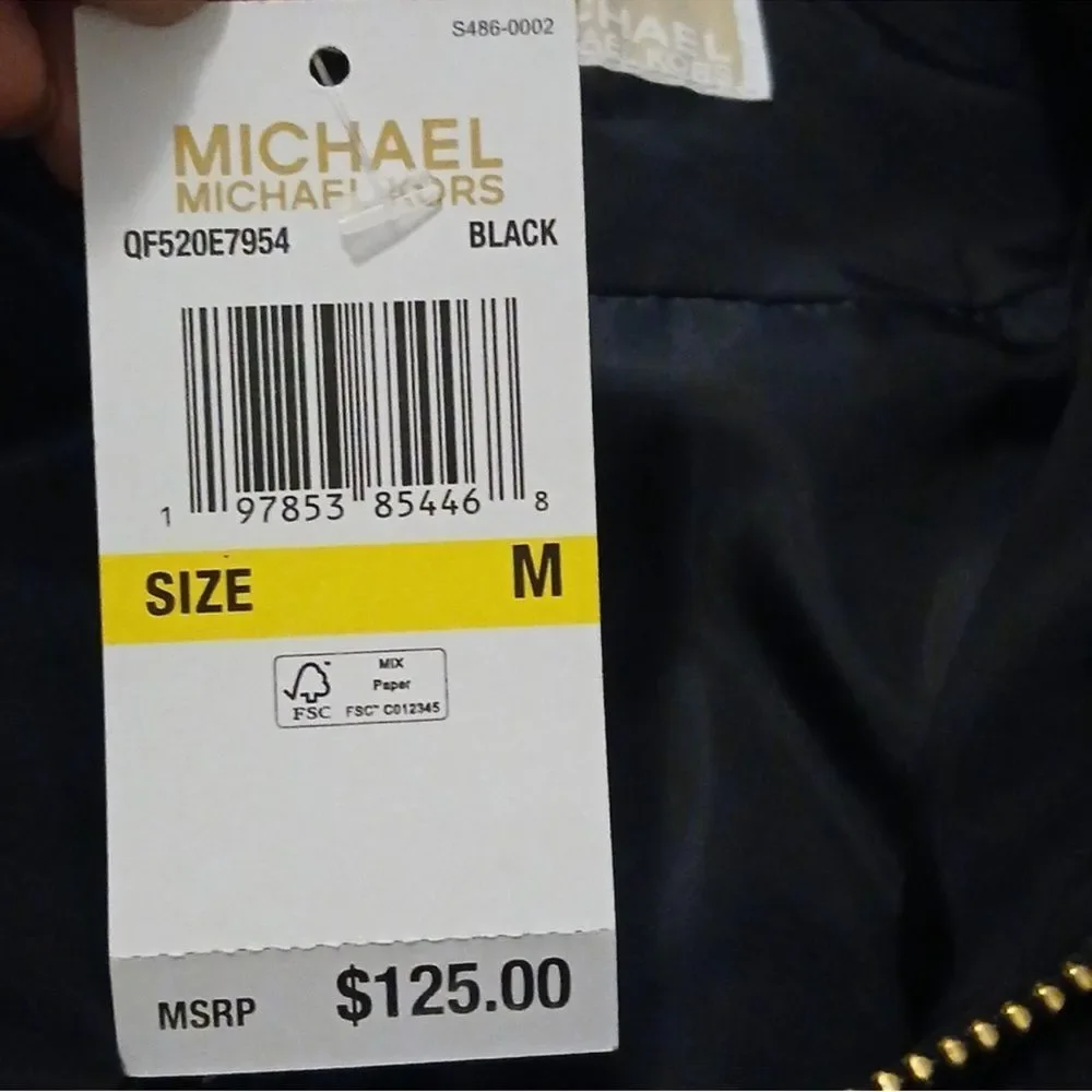 Michael Kors Women’s Black Puffer Vest!